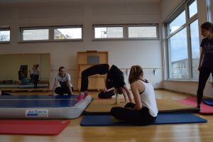 Einweisung neue AirTrack Tumblingmatte 05.03.2017_1