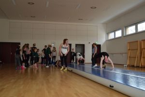 Einweisung neue AirTrack Tumblingmatte 05.03.2017_1