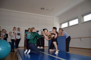 Einweisung neue AirTrack Tumblingmatte 05.03.2017_1