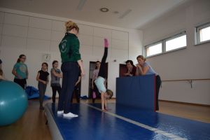 Einweisung neue AirTrack Tumblingmatte 05.03.2017_1